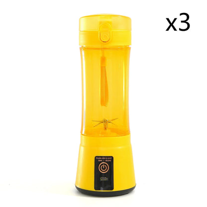 Rechargeable portable blender for making smoothies, shakes, and other on-the-go refreshments