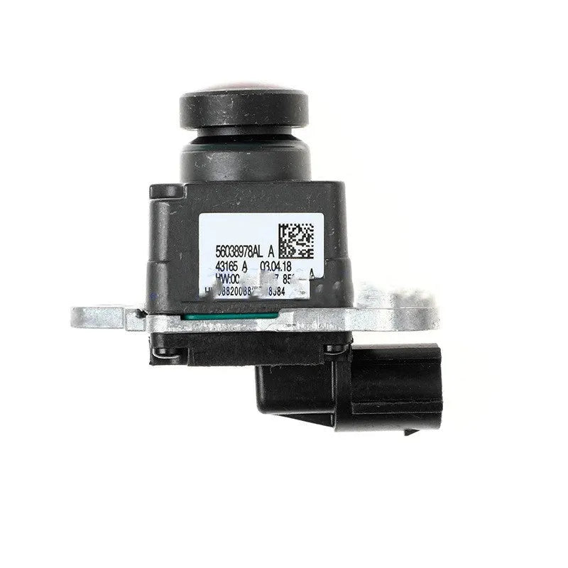Black plastic rear view reversing camera for Dodge trucks with rotating adjustment and 480x600 resolution