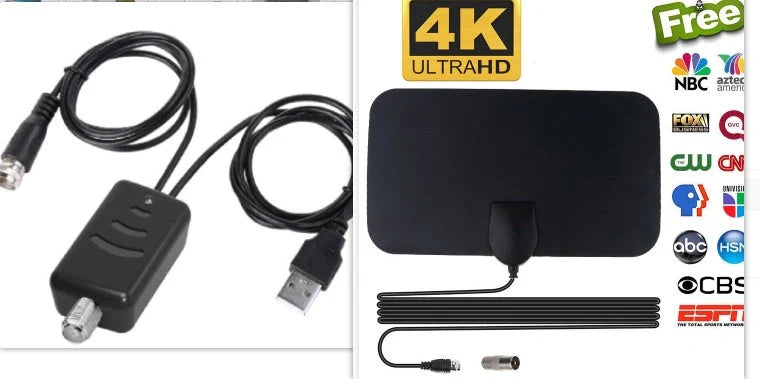 Mini HDTV Indoor Antenna for free digital TV channels in HD quality