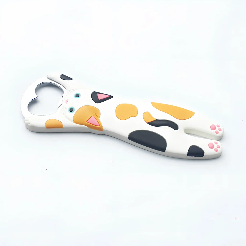 Animal-shaped bottle opener with alloy construction measuring 135mm long by 50mm wide