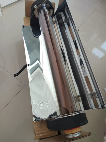 Outdoor Portable Smokeless Vacuum Oven Grill with silver finish and compact design