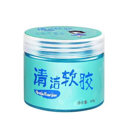 Car cleaning soft gel for removing dust from air vents and narrow dashboard gaps