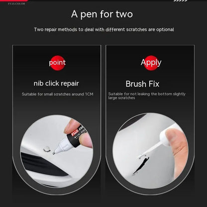 12ml automotive paint fixer pen with pen applicator for scratch and chip repair