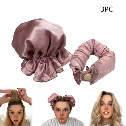 Heatless Curl Stick with cloth cover for safe, no heat hair styling