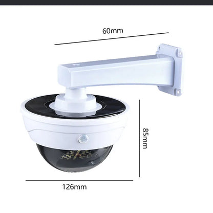 Solar simulation monitor lamp with abstract design for outdoor courtyard wall installation