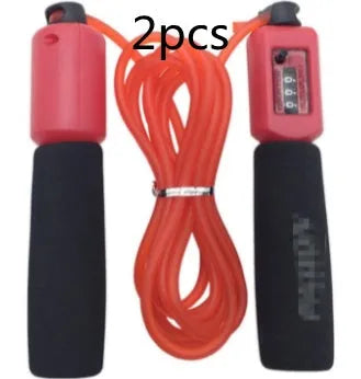 Adjustable 3 metre skipping rope with sponge handles in multiple colour options