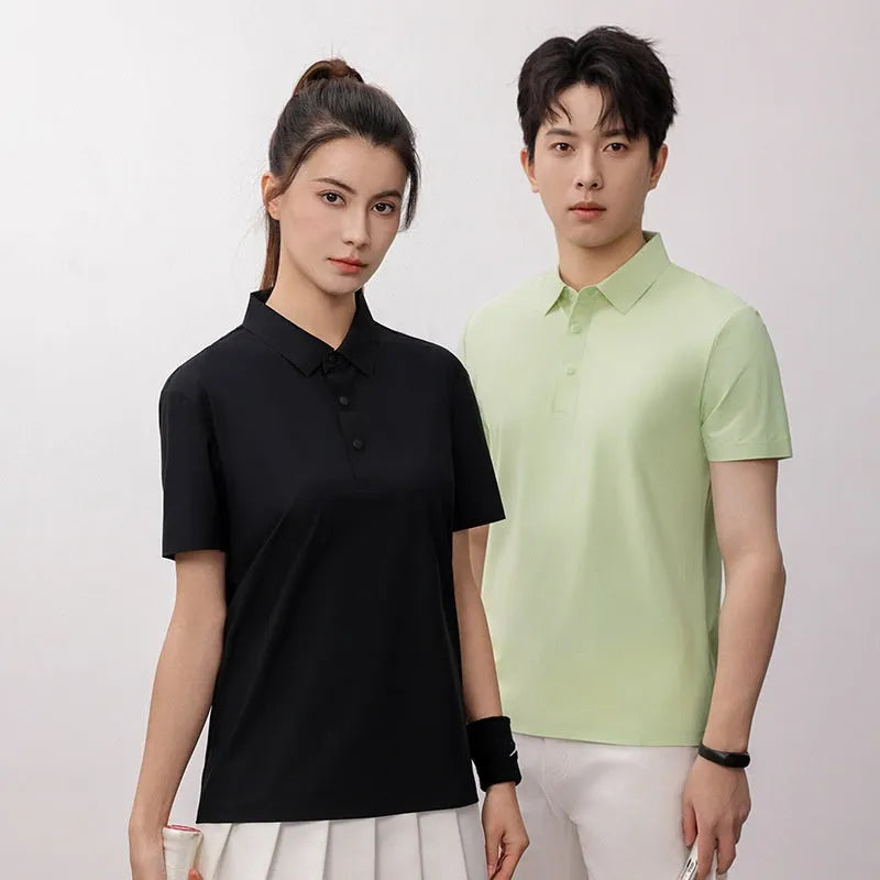 Brocade ammonia seamless polo shirt in summer colours for golf and sports