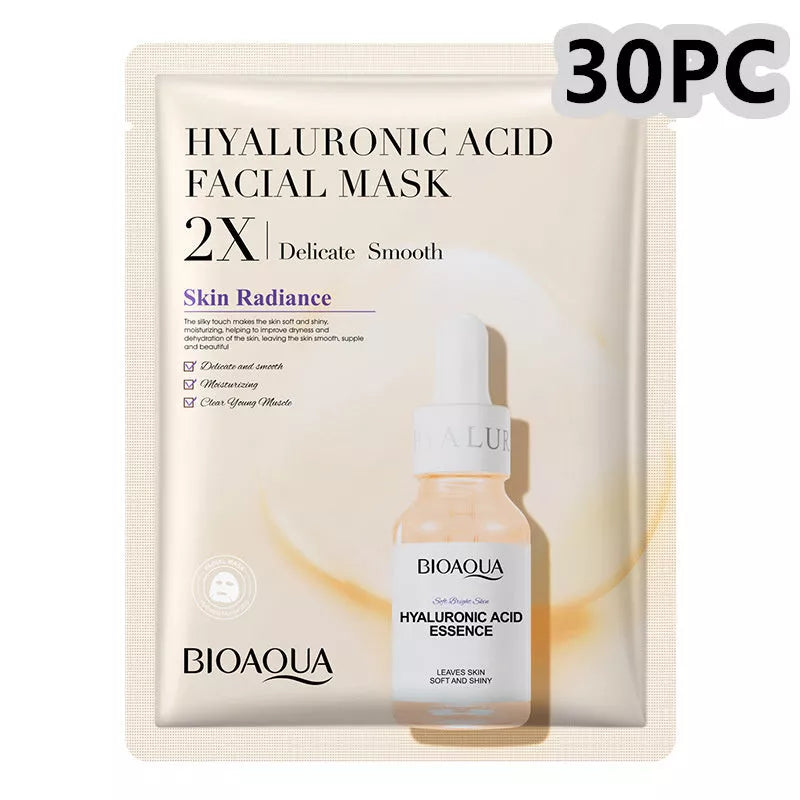 Collagen Face Mask with Hyaluronic Acid for deep skin hydration and firming
