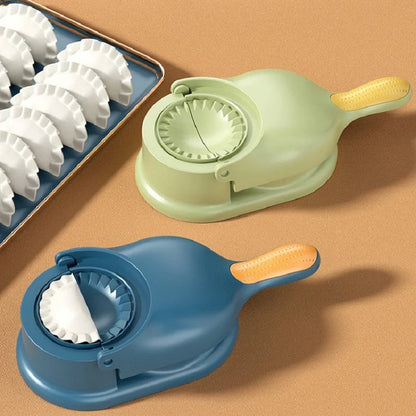 2-in-1 Dumpling Maker with non-slip handle in various colors
