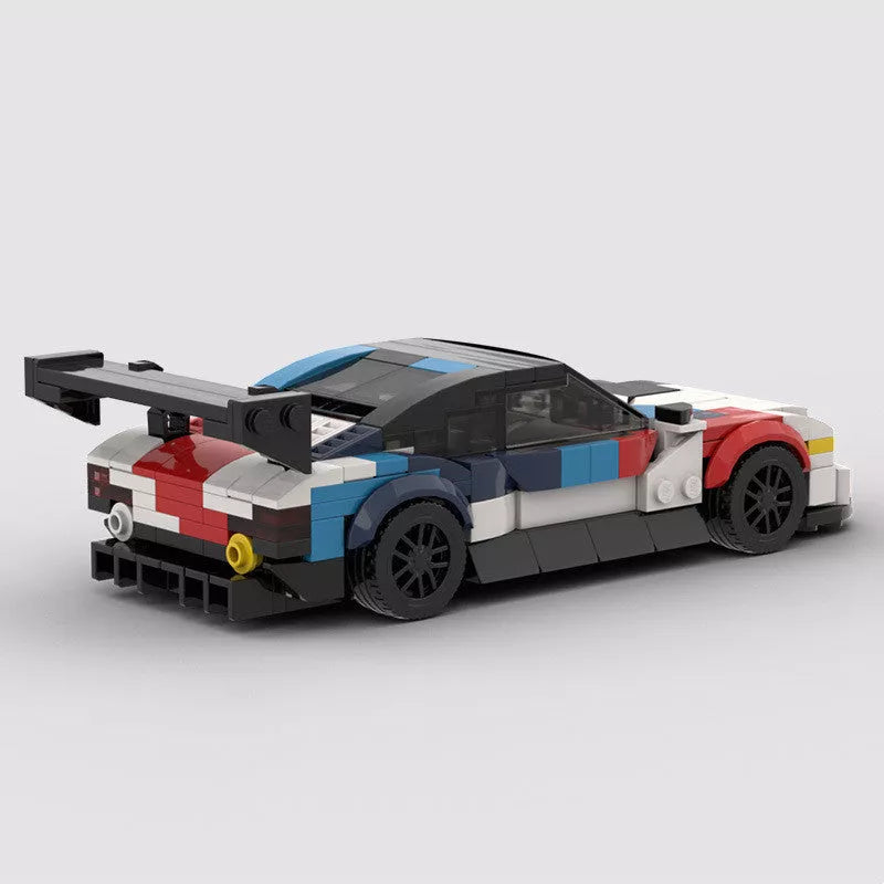 MOC Building Blocks Compatible with M4GT3 Racing Car for Youth Assembly
