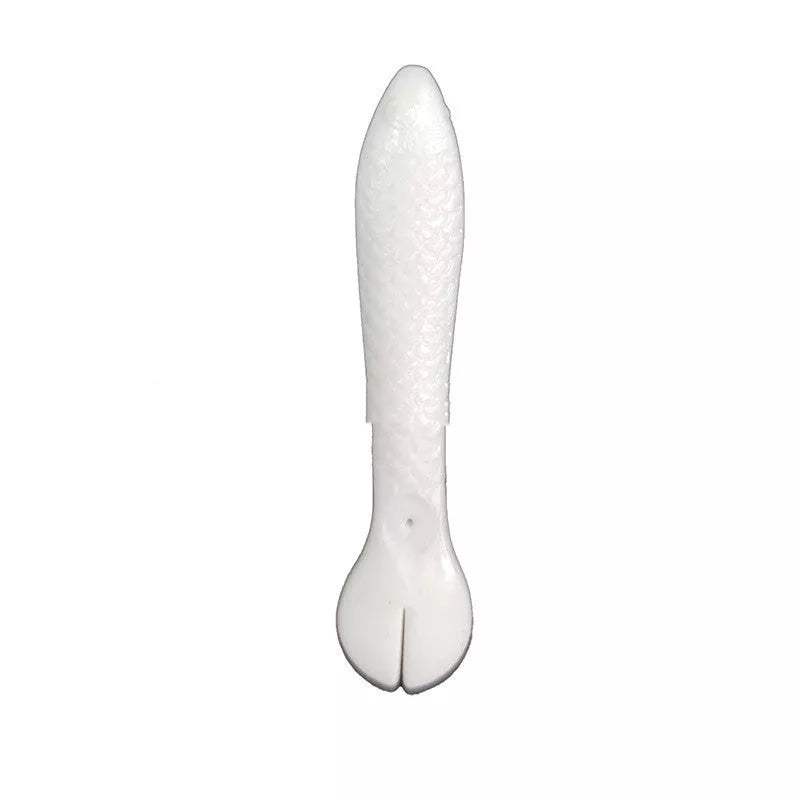 Bionic Fishing Silicone Bait Kit in yellow, white, and black for effective angling