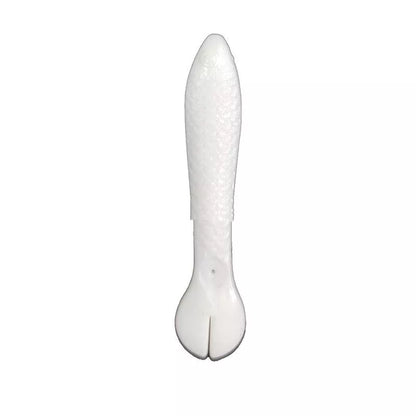 Bionic Fishing Silicone Bait Kit in yellow, white, and black for effective angling