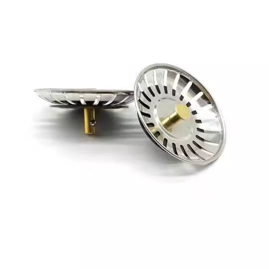 Stainless steel kitchen sink turnbuckle with alloy filter screen for secure plumbing