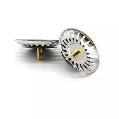 Stainless steel kitchen sink turnbuckle with alloy filter screen for secure plumbing