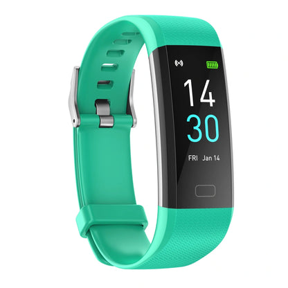 Smart watch with blood pressure and heart rate monitoring in multiple colors