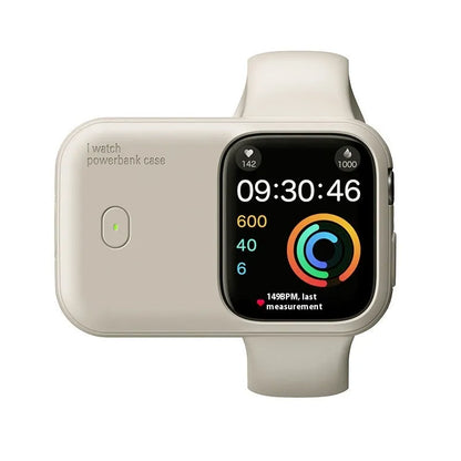 Apple Watch portable wireless charging case power bank with silicone protective sleeve