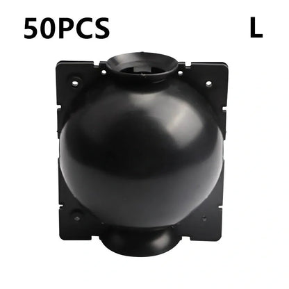 Black PP plastic plant rooting machine box for tree grafting, S size 10cm x 10cm with sealed lid for humidity control