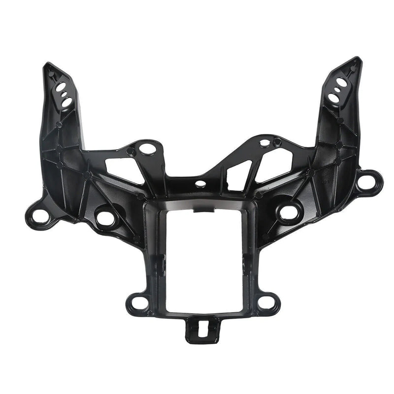 Car Flow Hood Headlight Bracket for BMW S 1000RR S1000RR 09-18 models, heavy aluminium construction in black colour, replacement motorcycle headlight mount