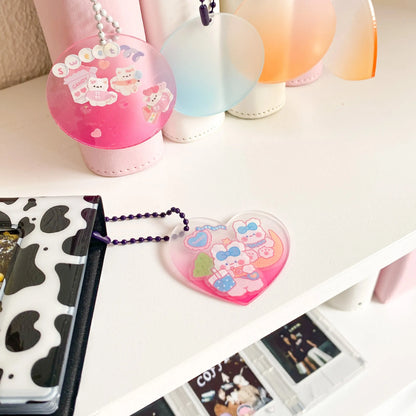 Assorted colourful cartoon PVC waterproof stickers on a sheet for notebook and planner decoration.