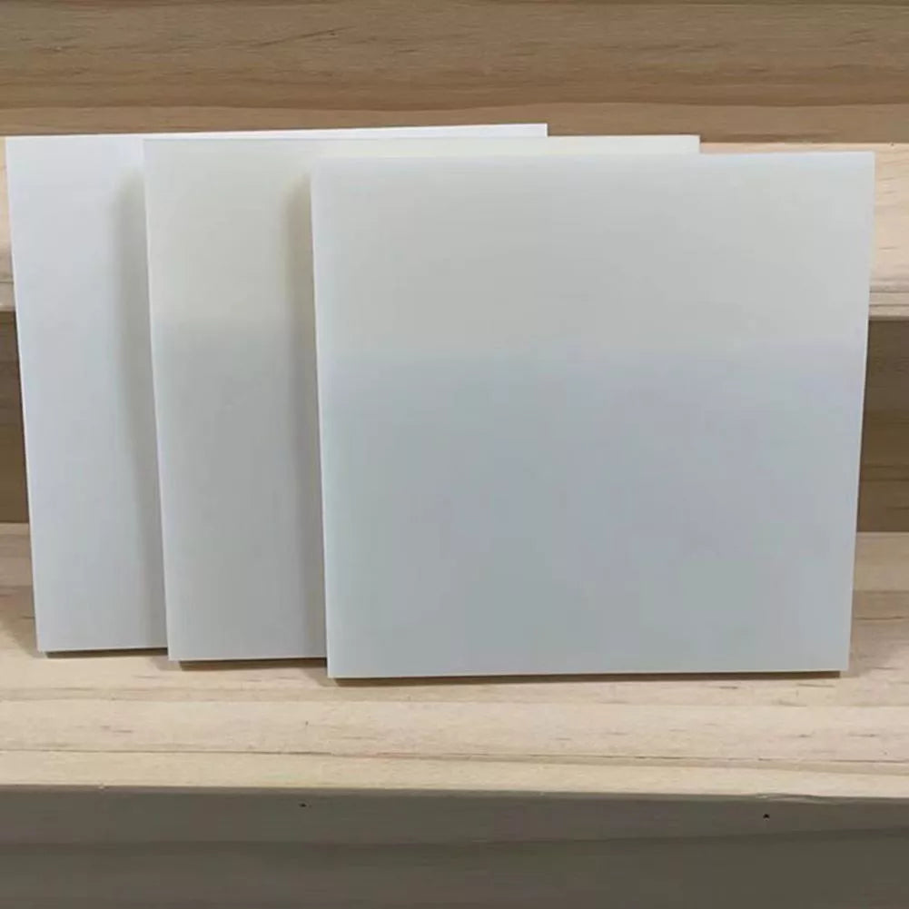 Transparent Post-it notes in various colors and sizes for organized note-taking