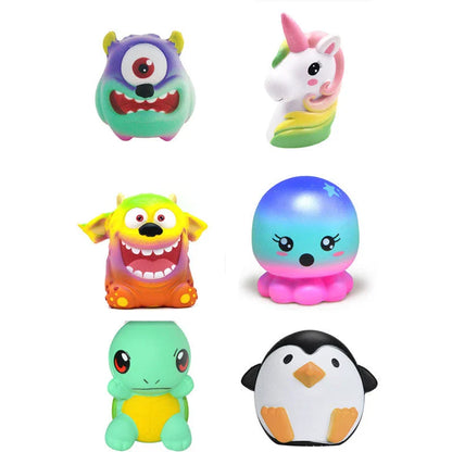 Delicious chocolate-filled biscuit toys in various colors and designs