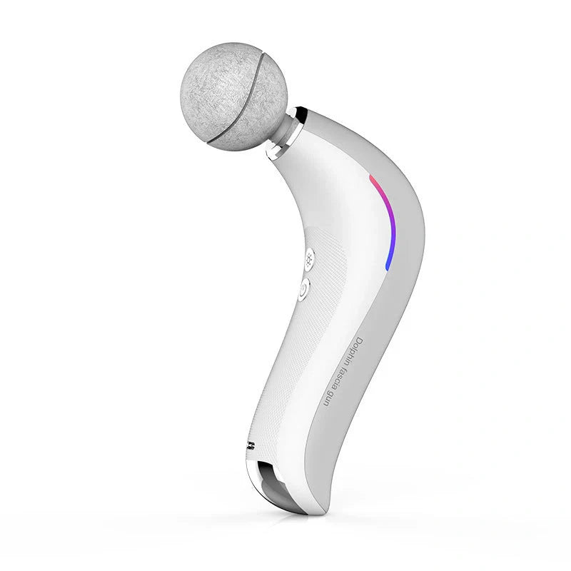 Electric massage gun with LCD display for deep tissue muscle relief