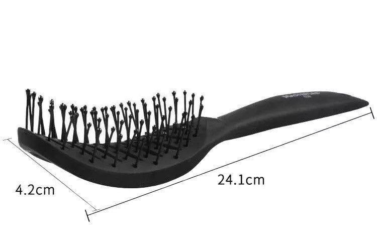 Vent Comb Hairbrush with anti-static hollow design for scalp massage