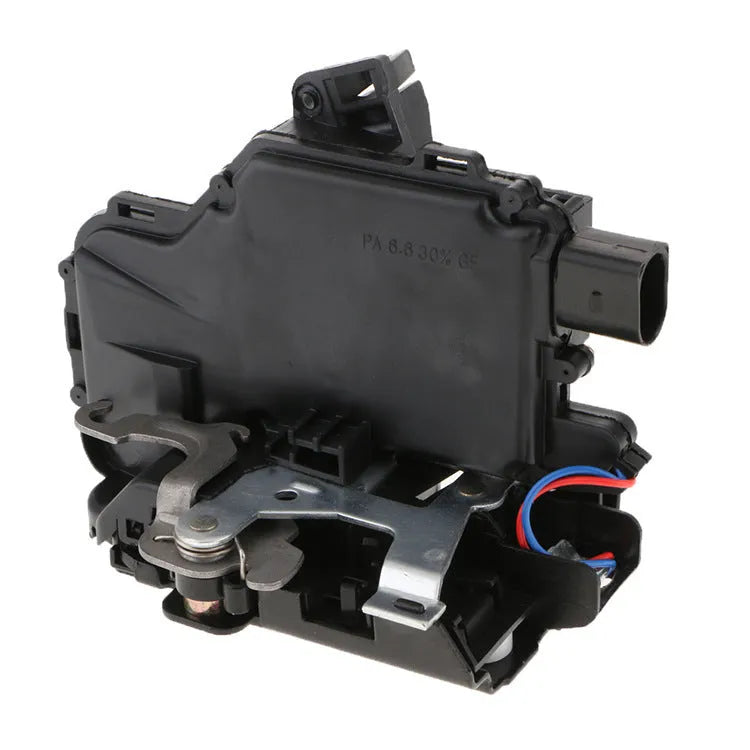 Black Volkswagen Golf 4 and Passat B5 door lock block actuator for left doors.