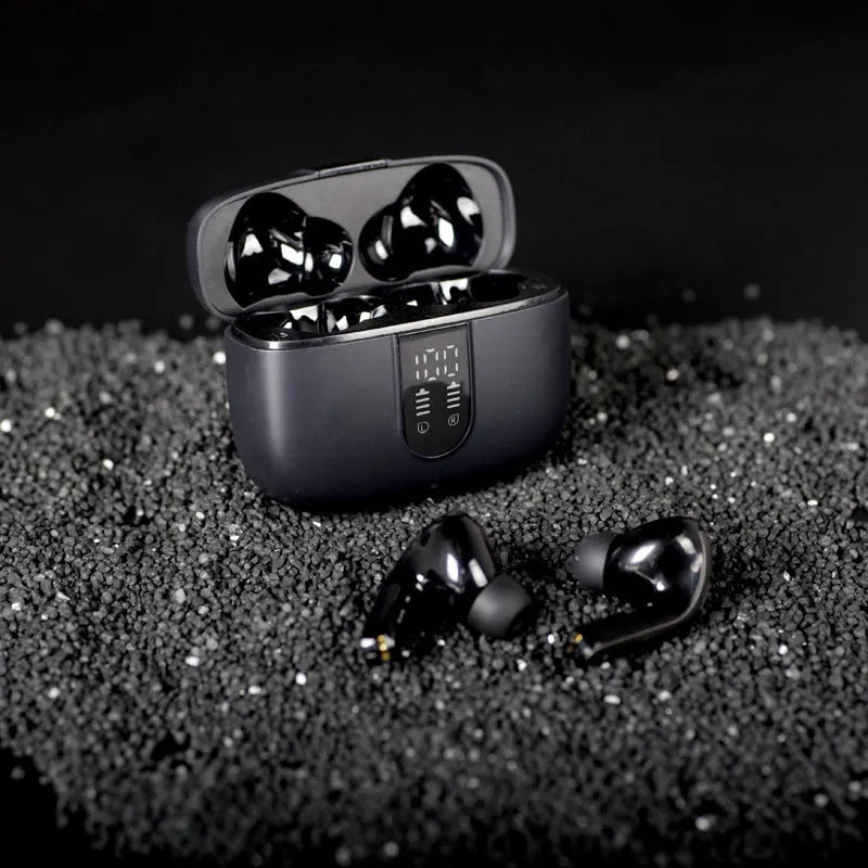 Jerry X08 Wireless Earbuds with Digital Display Charging Case: Featuring 10-Minute Pairing, 400mAh Battery, and 320 3mw Speaker Drivers for Clear Audio