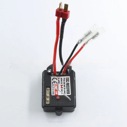 Black remote control car electrical adjustment accessories for Super Chiyu 16101 series in bagged packaging