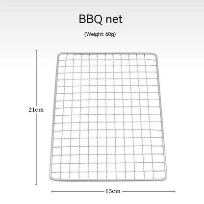 Stainless steel folding barbecue oven with large grill for outdoor cooking