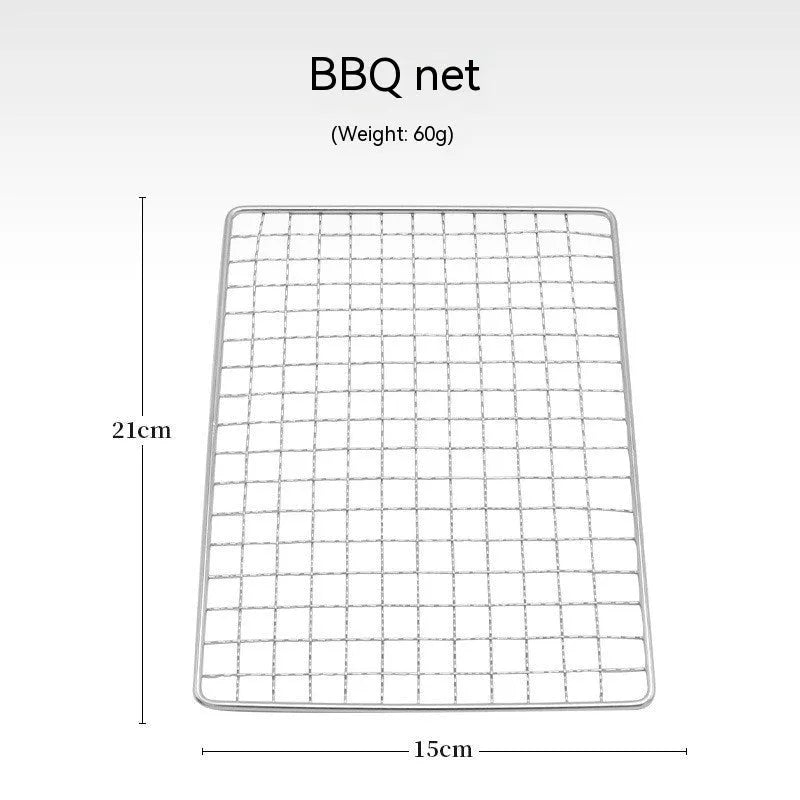 Outdoor Folding Stainless Steel Barbecue Oven Grill Large Size for 1-2 People, Modern Simplicity Design with Storage Bag, Portable BBQ Cooking Fire Pit