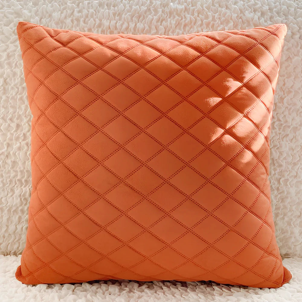 45x45cm velvet cushion with flannel fabric in solid colour options