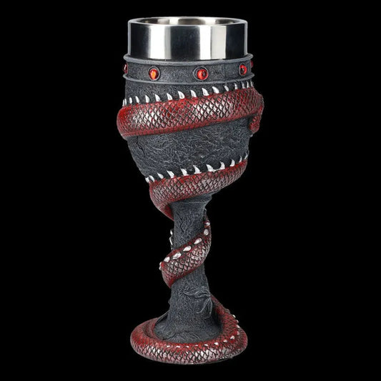 Chinese dragon 3D stereo stainless steel red wine glass with 200ml capacity in gold or red colour