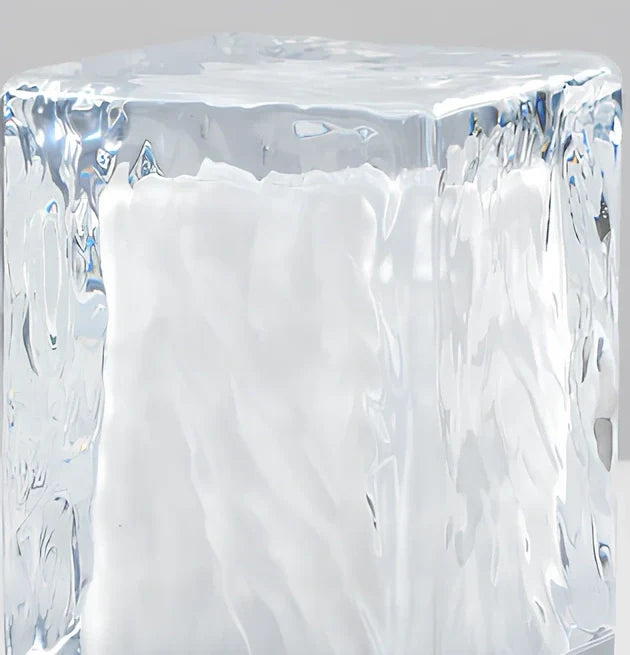 Crystal touch control desk lamp with multiple lighting options measuring 80x80x12mm