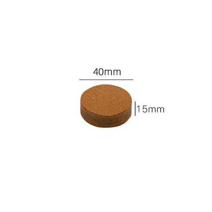Nutrient soil blocks for vegetable planting showing dry and expanded states with size variations