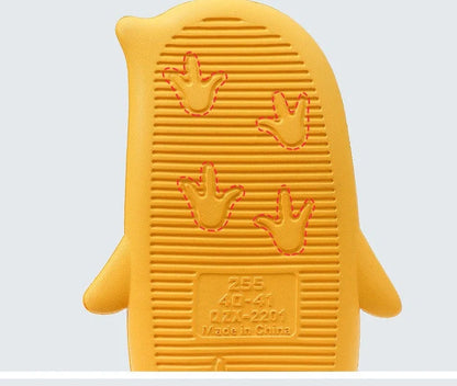 Children's soft penguin princess sandals with non-slip sole in multiple colors