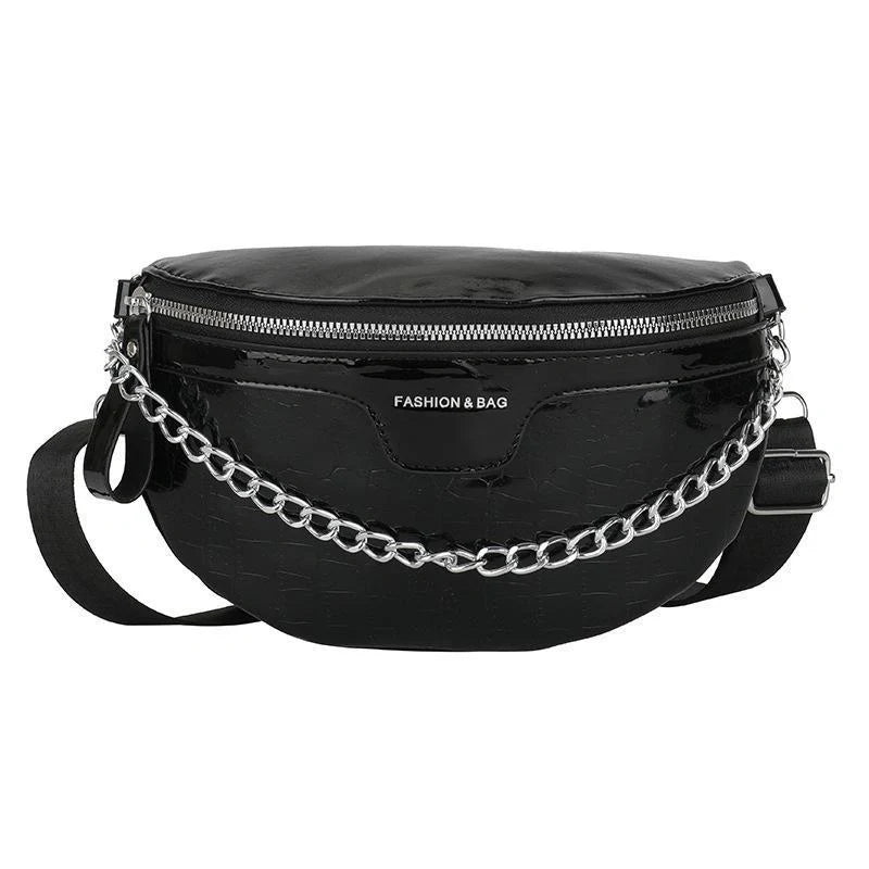 Stylish and versatile crossbody bag made of premium PU leather with a unique stone pattern design, available in a variety of vibrant colors.
