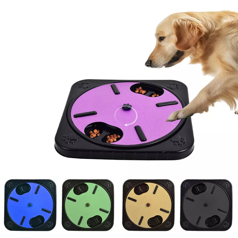 360 Rotating Cat Dog Scratch Board with Treats for Nail Trimming in multiple colors