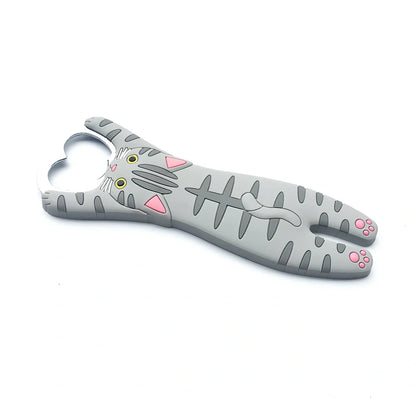 Animal-shaped bottle opener with alloy construction measuring 135mm long by 50mm wide