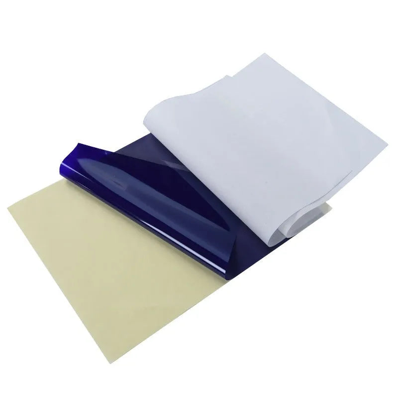 Tattoo transfer paper quadruple copy A4 sheets with transfer paste gel for clear stencil creation