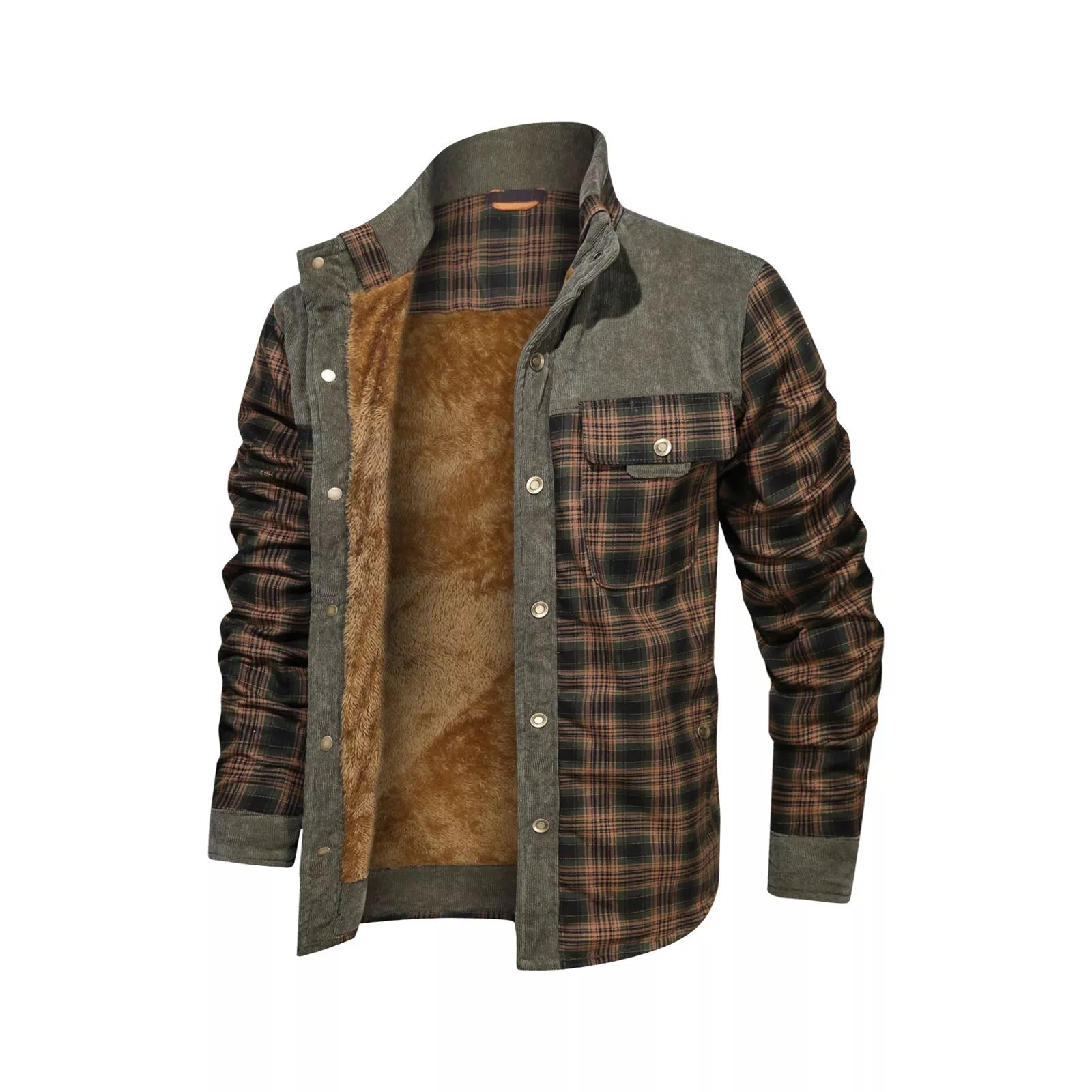 Men's cotton casual coat jacket for autumn and winter in various patterns