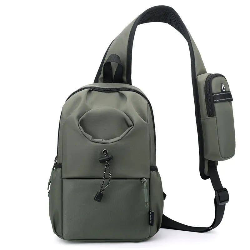 Waterproof oxford cloth kettle crossbody bag for travel in multiple colour options