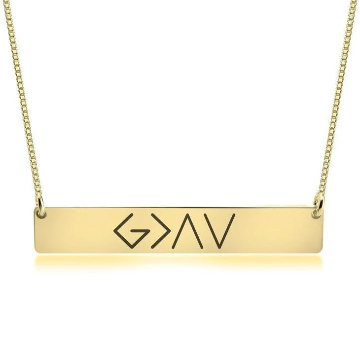Women's gold and rose gold horizontal bar pendant necklace with adjustable chain