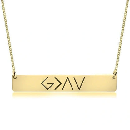 Women's gold and rose gold horizontal bar pendant necklace with adjustable chain