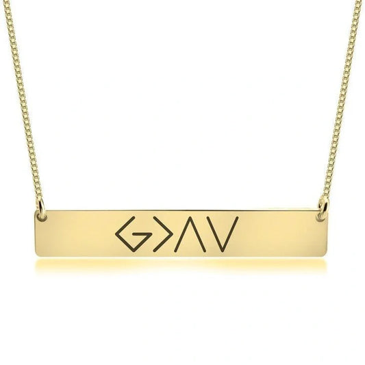 Women's gold and rose gold horizontal bar pendant necklace with adjustable chain