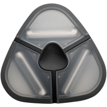 Stainless steel multi-function paring knife with rotating blades for peeling, planing, and cutting