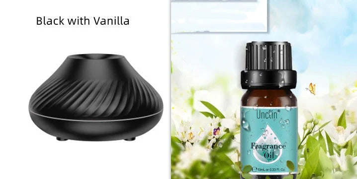 Volcanic Flame Aroma Diffuser with LED light and flame effect