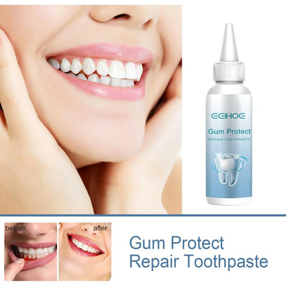 Gum Repair Series products including drops, essence, and spray for rejuvenating oral health and removing tooth stains