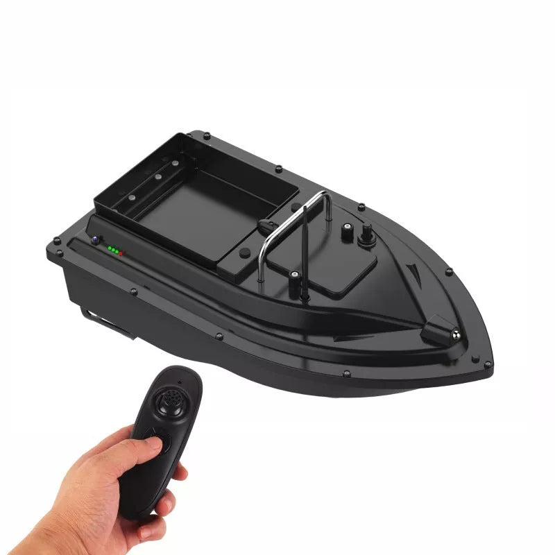 GPS Intelligent Remote Control Boat with remote control and accessories on water